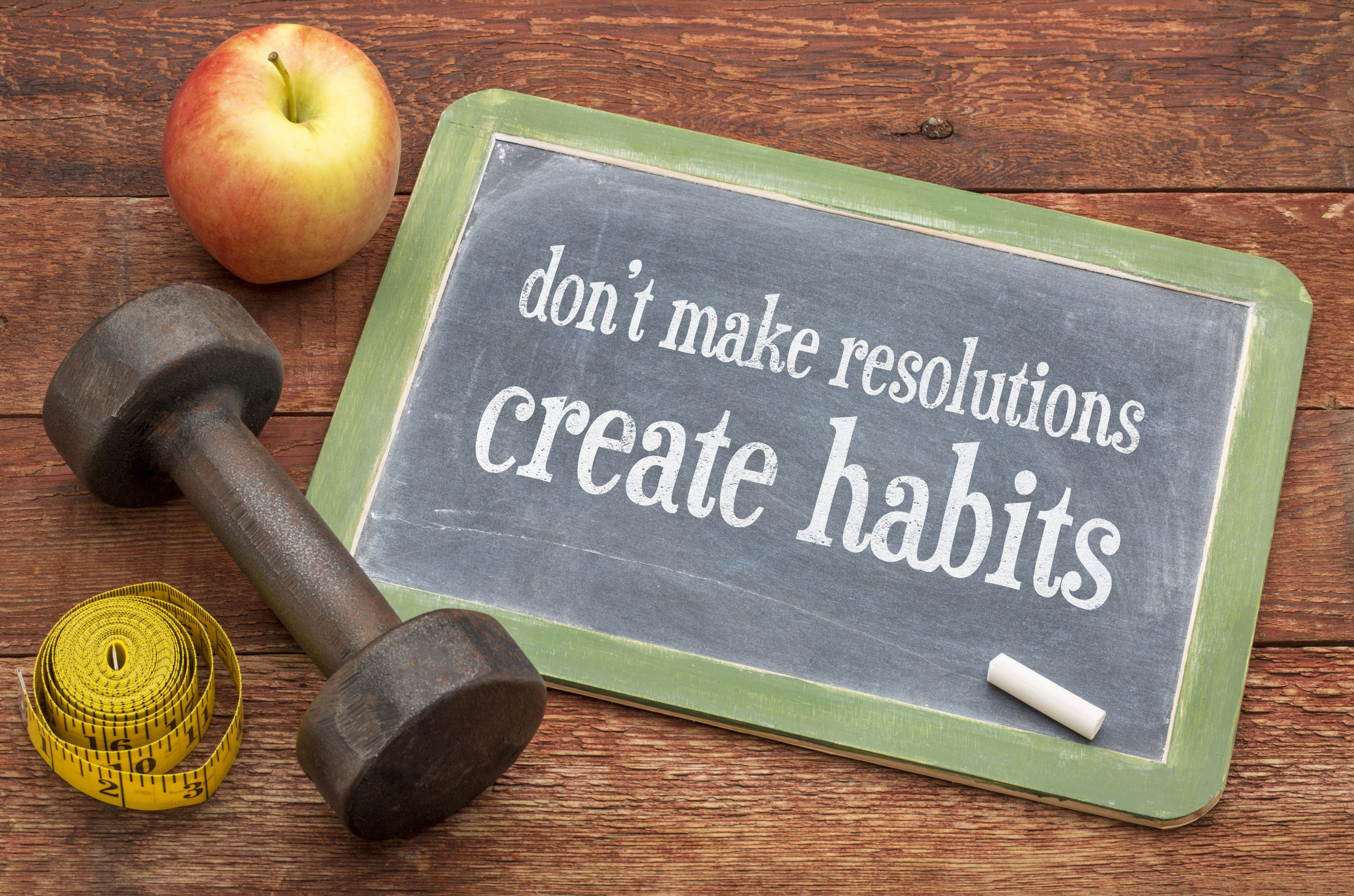 Create Habits Not Resolutions. - Get Fit with Charity 